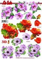 3D Bogen - Blumen